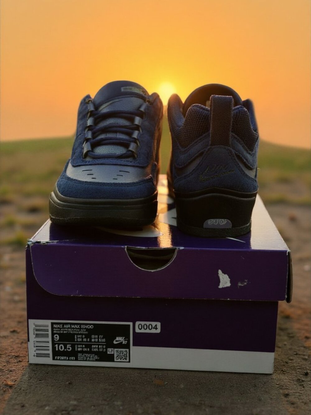 New 9M Nike SB Air Max Ishod Wair - Blue Void Radiant Blue